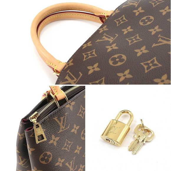 Louis Vuitton Monogram Petit Palais PM Shoulder Bag Brown - Picture 7 of 9